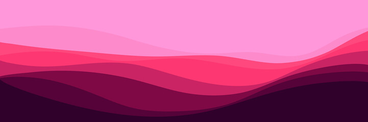 colorful landscape wave pattern vector illustration design good for wallpaper, backdrop, banner, background, business, card, web and template