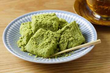 抹茶わらび餅　和菓子