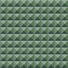 Green square background and Green seamless pattern.