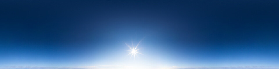 Sky hemisphere. Dome photo of sky for your 360&deg; VR photography or video