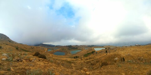rainbow in the mountains