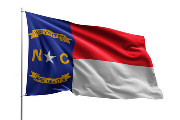 flag national transparent high quality flying realistic real original north carolina