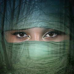 beautiful girl in hijab