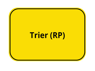 Ortseingangsschild - Trier RP