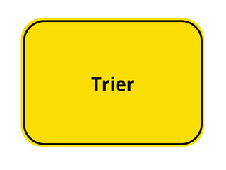Ortseingangsschild - Trier