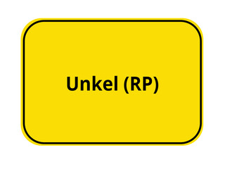 Ortseingangsschild - Unkel RP