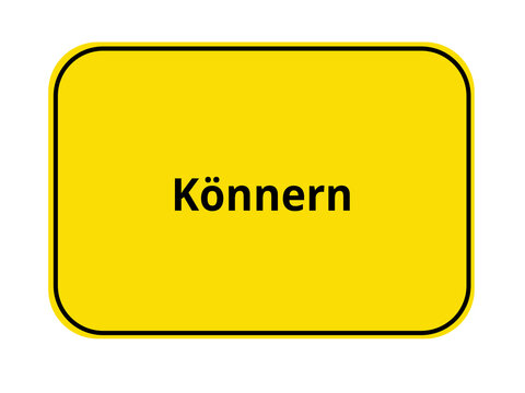 Ortseingangsschild - K&ouml;nnern
