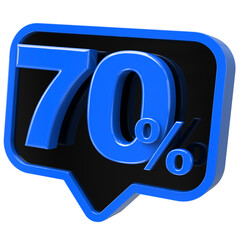 70 percent off discount