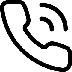 phone call icon vector image or sign.