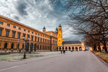 The Residenz in central Munich, Germany. - obrazy, fototapety, plakaty