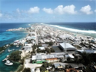  Ebeye island at Kwajalein Atoll, Marshall islands © Optimistic Fish