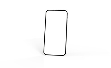 New realistic mobile phone smartphone mockup