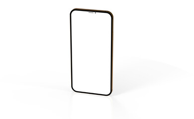 New realistic mobile phone smartphone mockup