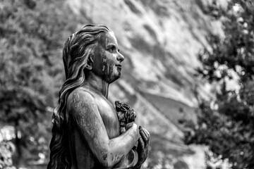 The Petersfriedhof or St. Peter's Cemetery in Salzburg, Austria