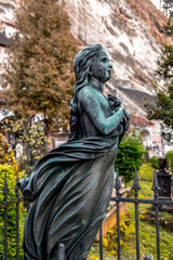 The Petersfriedhof or St. Peter's Cemetery in Salzburg, Austria