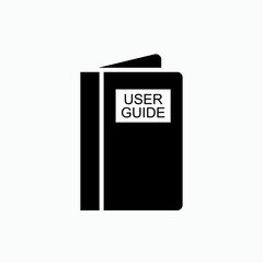 User Guide Icon. Handbook Symbol - Vector.