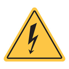 high voltage symbol for logo design