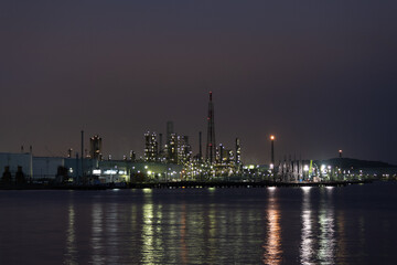 工場夜景横浜根岸