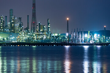 工場夜景横浜根岸