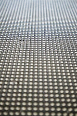 Close-up of an LED display panel
