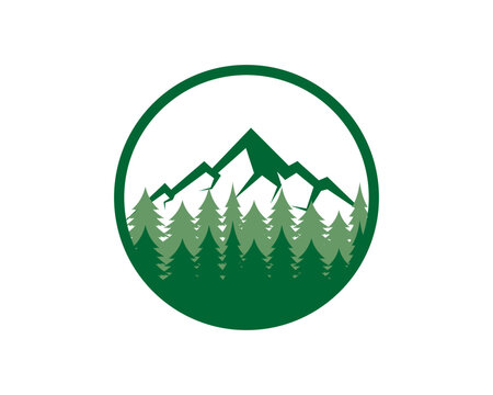 Tree Mountain Logo Mountain Pine Logo Vector Art, Icons, And Graphics