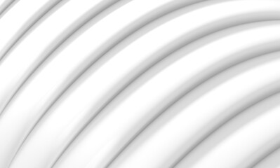 Abstract white background. Wave. Abstract white leafs. 3D. 3D rendering