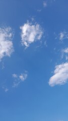 blue sky with clouds