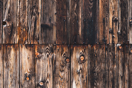 Vintage background of worn wooden boards