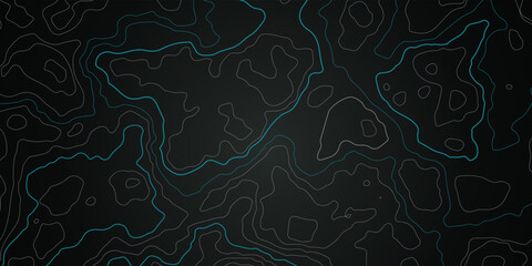 Topographic map background concept with space for your copy.Vector abstract illustration.Geography concept.