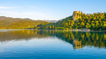 Bled Lake with Bled Castle