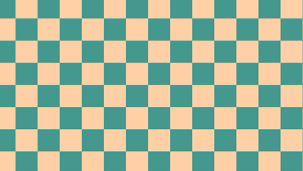 aesthetic cute minimal brown checkers, checkerboard, gingham decoration