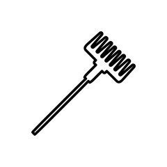 rake icon vector illustration logo template for many purpose. Isolated on white background.