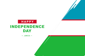 Uzbekistan Independence Day. Vector Illustration. The illustration is suitable for banners, flyers, stickers, cards, etc.