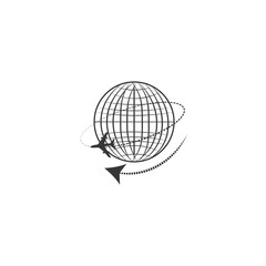  Set of place and globe social icon elements