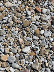 pebbles on the beach in the Uk 