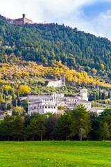 Fototapeta na wymiar Renaissance palace in the mountains