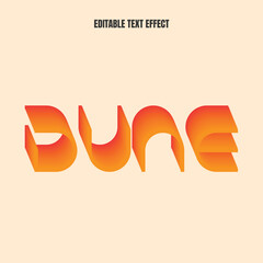 Fototapeta premium Editable vector text effect