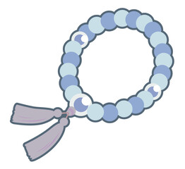 数珠のイラスト