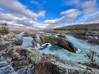 View of the Potomac Rapids in Great Falls Park