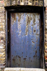 Close Up of Metal Texture Urban Decay Background