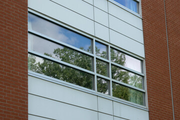 Modern windows in an hospital 