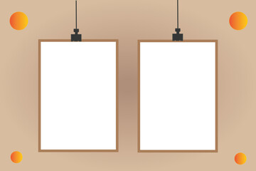 Poster and flyer mockup design