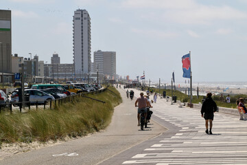 promenade at the sea shore