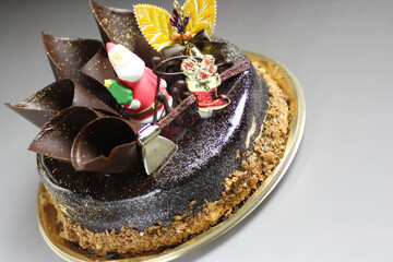 クリスマス・チョコレートムースケーキ	