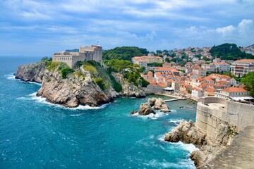 Fototapeta na wymiar The Medieval old city of Dubrovnik