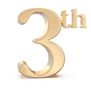 3d golden number 3th