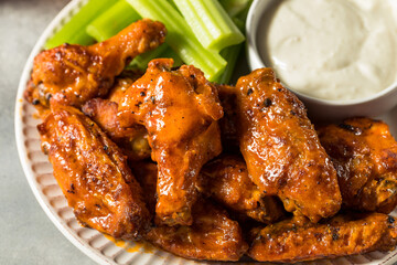 Homemade Spicy Buffalo Chicken Wings