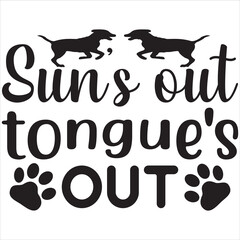 Sun's out tongue's out