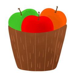 Cartoon cute thanksgiving day clipart.