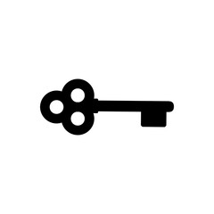 key icon vector illustration logo template for many purpose. Isolated on white background.